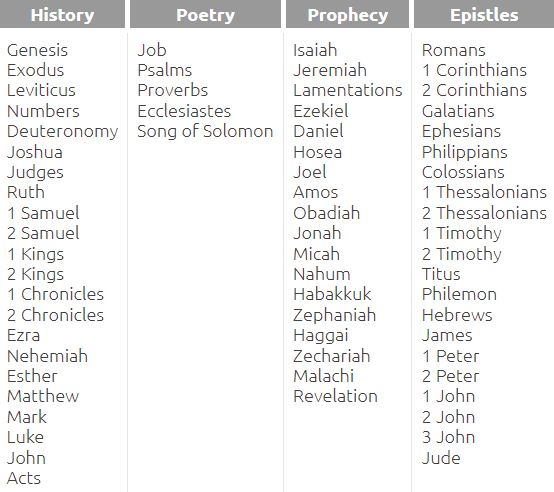 Bible Literary Styles